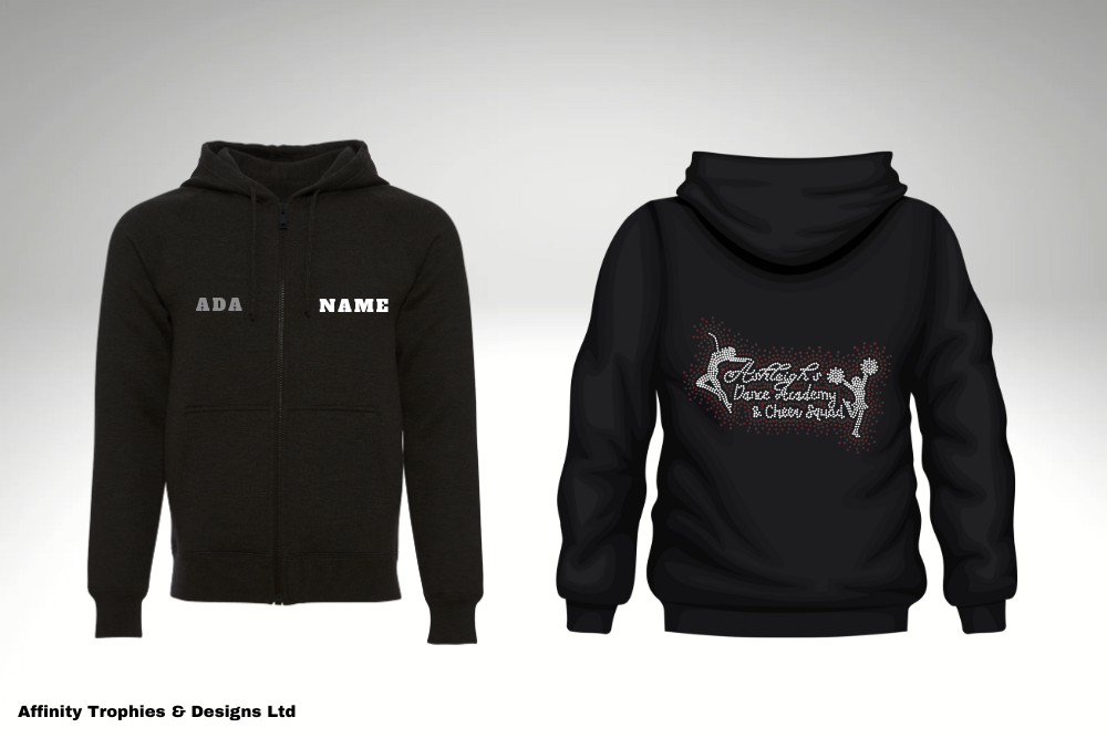 Ashleigh's Dance Academy & Cheer Squad Zip Up Hoodie