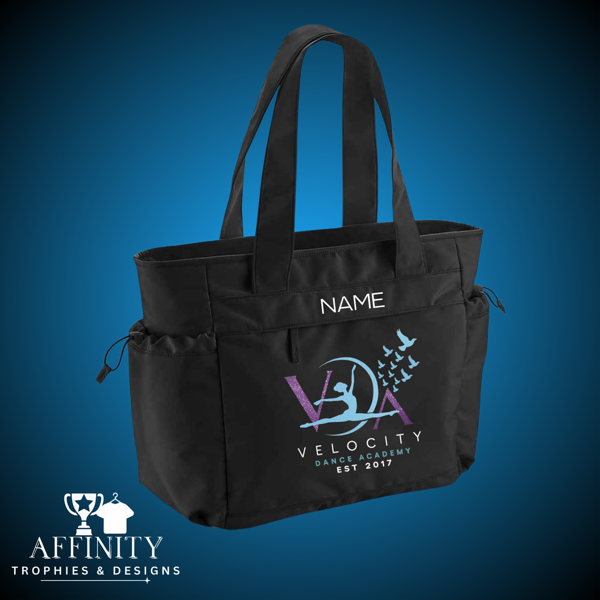 Velocity Dance Academy Oversized Tote Bag