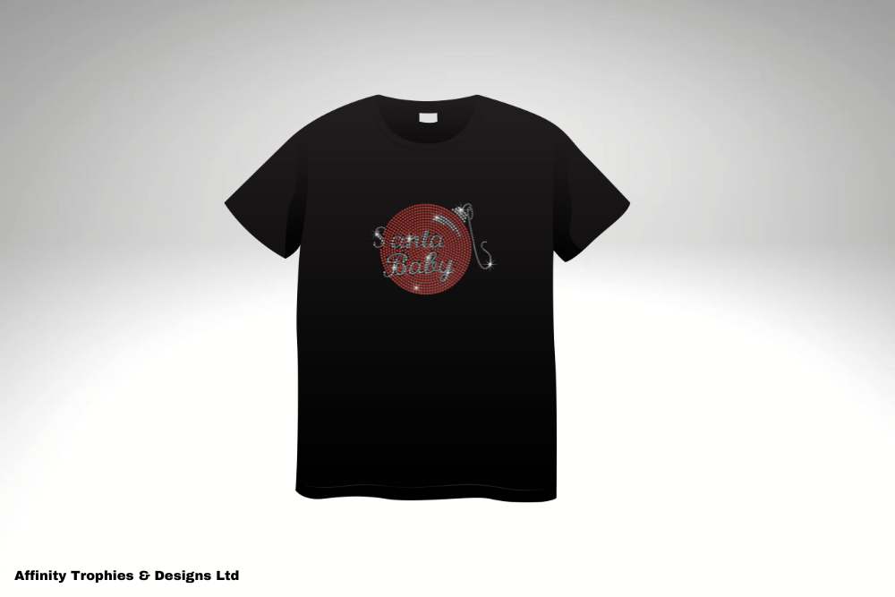'Santa Baby' Rhinestone T-Shirt