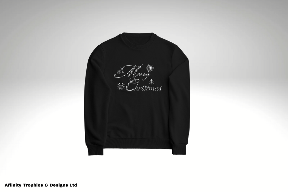 'Merry Christmas' Rhinestone Jumper