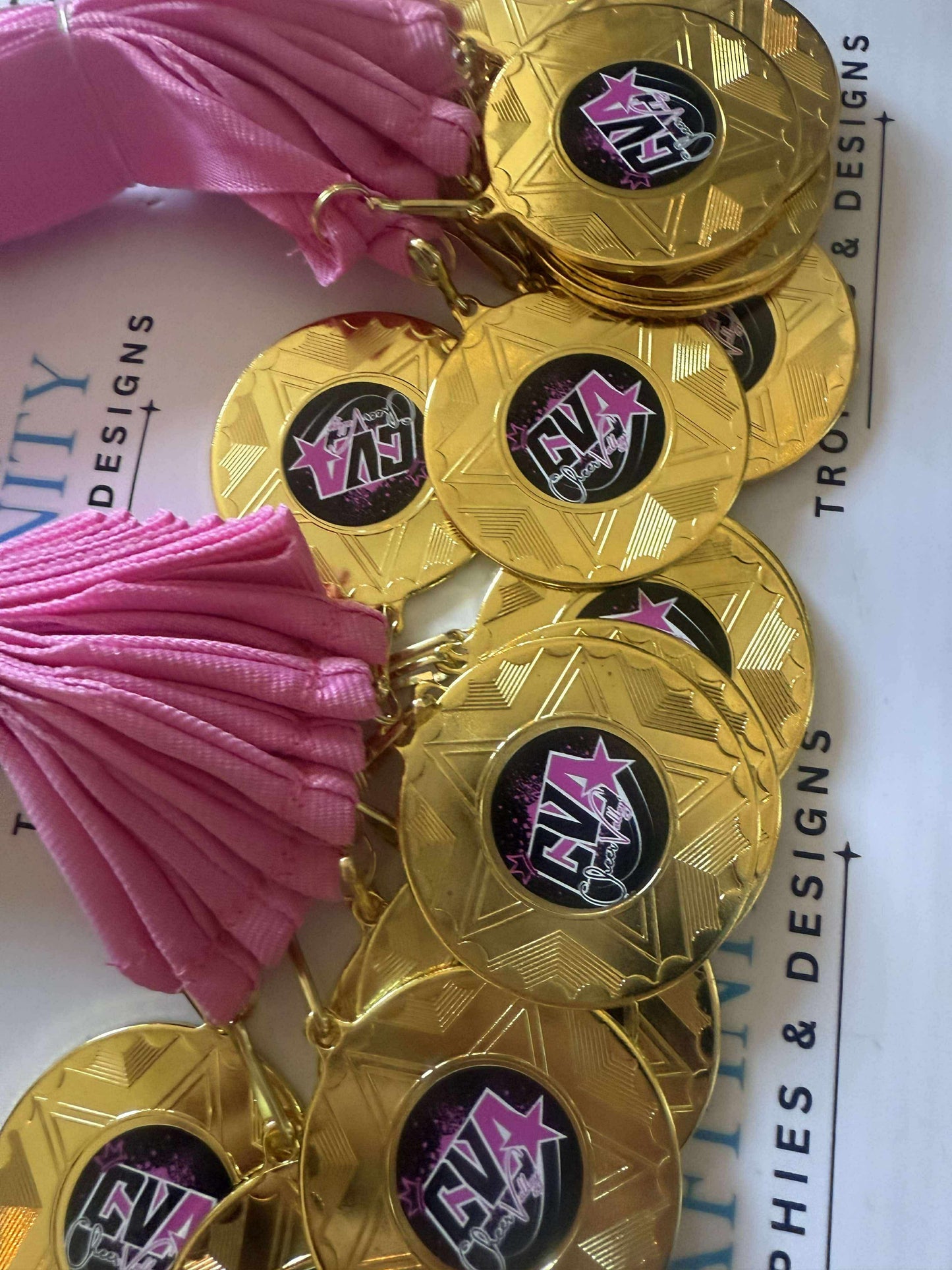 Personalised Medals with Ribbon