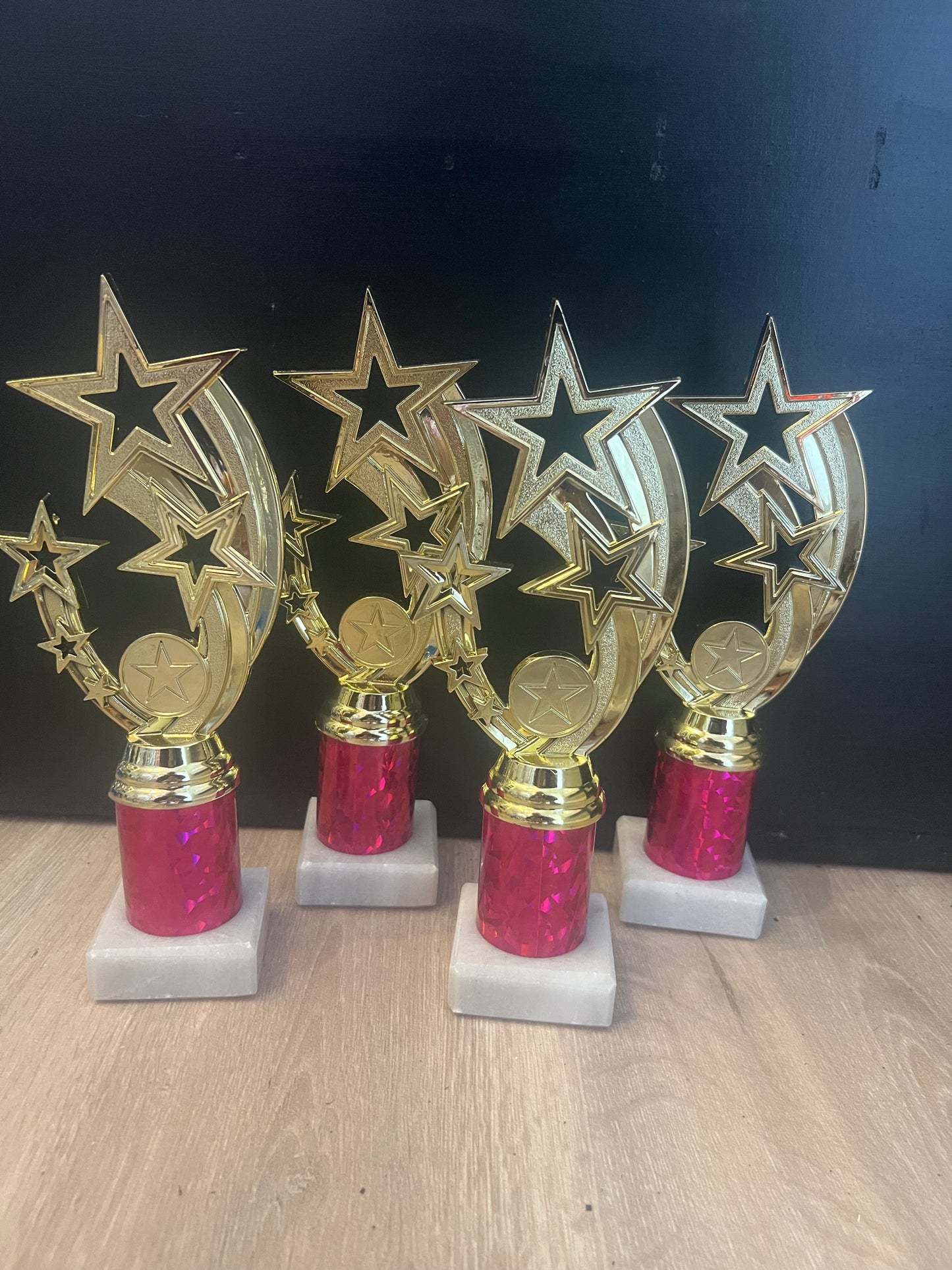 SPECIAL OFFER - 4x Pink Tubing Trophies