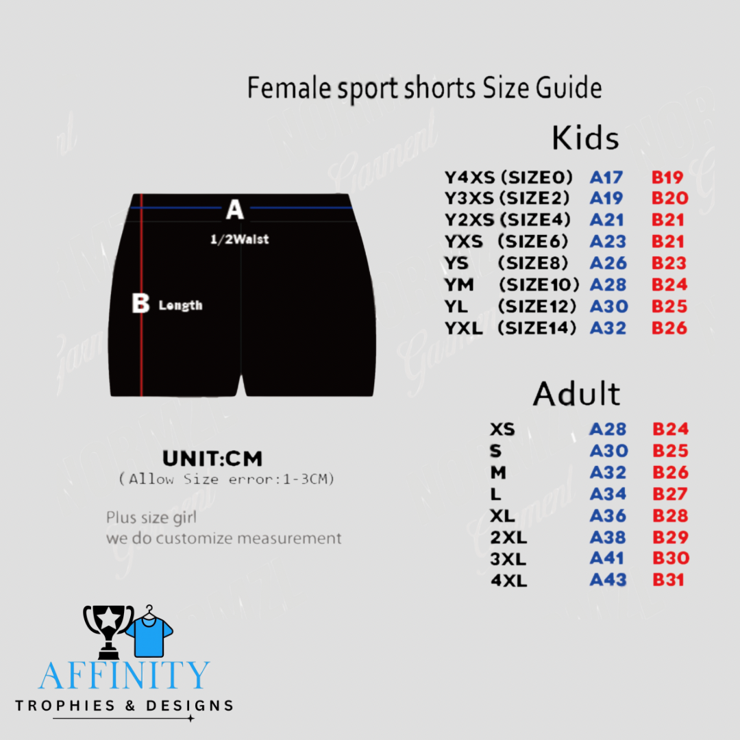 PA Sublimation Shorts