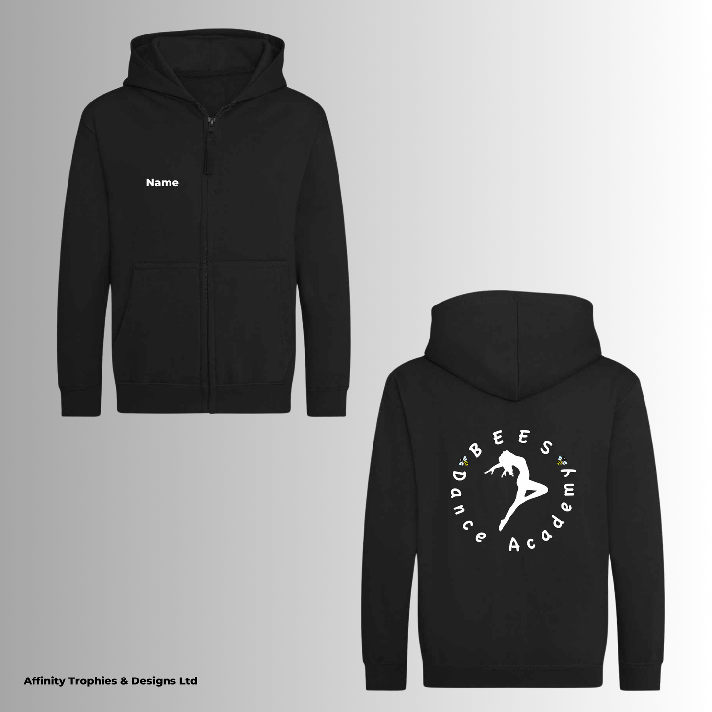 Bees Dance Academy Zip Hoodie