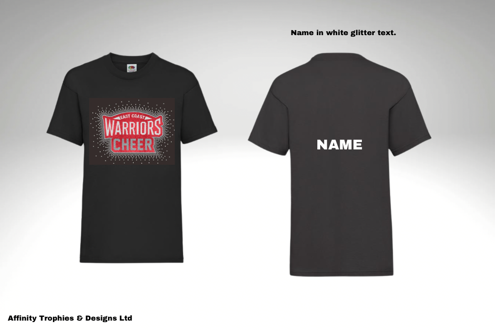ECW Black Rhinestone T-Shirt
