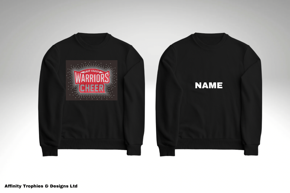 ECW Black Rhinestone Jumper