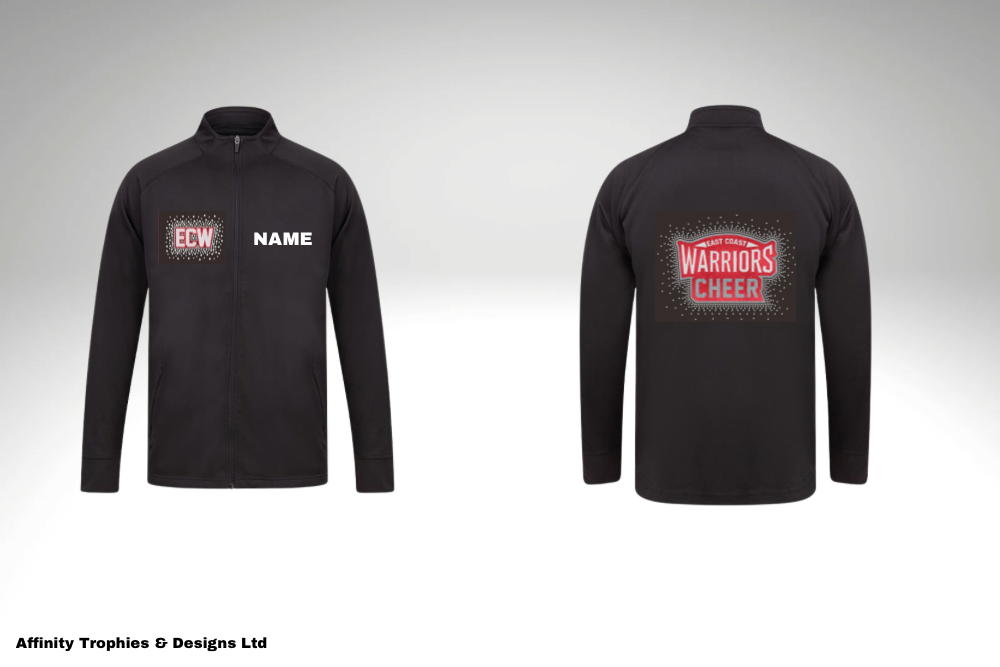 ECW Black Rhinestone Performance Jacket