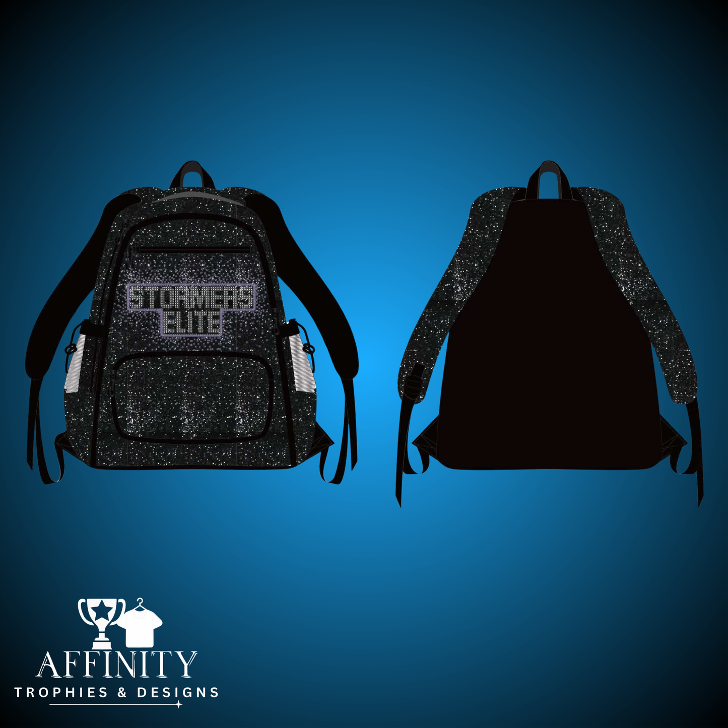 Stormers Elite Glitter Rhinestone Backpack