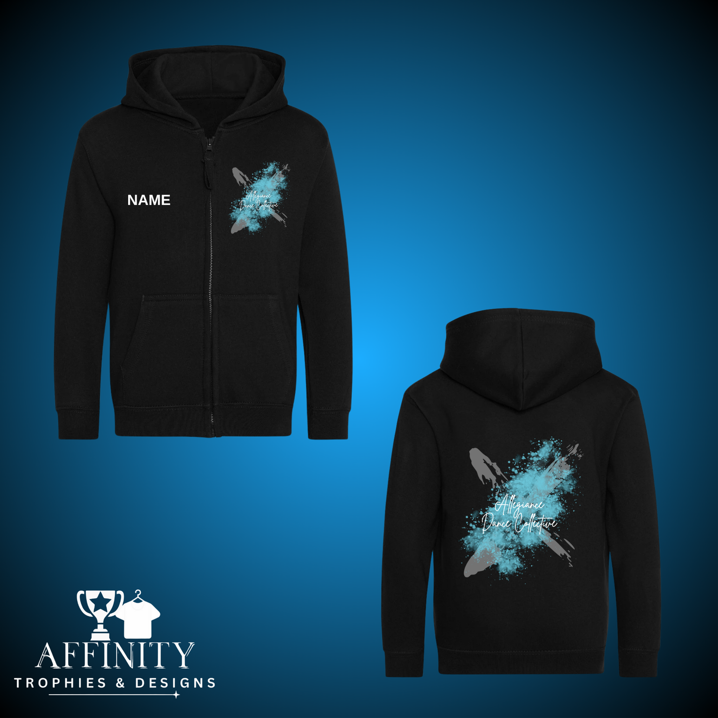 Allegiance Dance Collective Zip Up Hoodie
