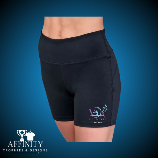 Velocity Dance Academy High Waisted Cycle Shorts