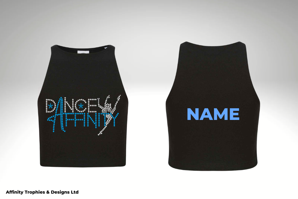Dance Affinity Racer Crop Top