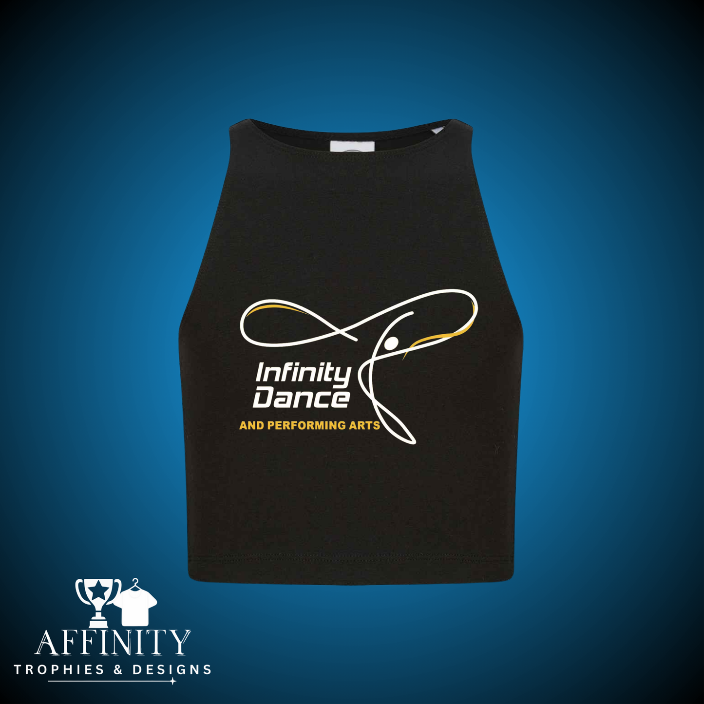 Infinity Dance Racer Back Crop Top