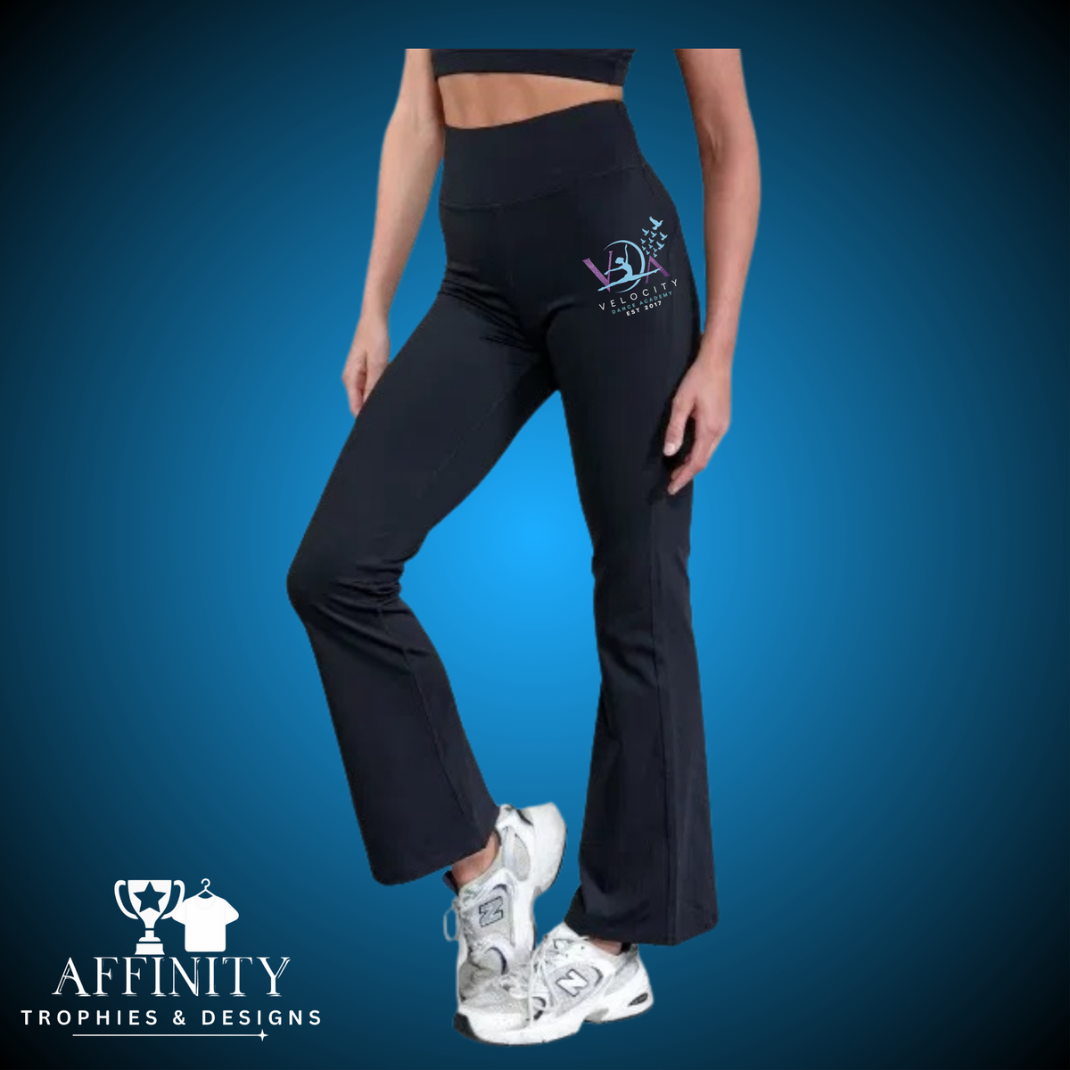 Velocity Dance Academy High Waisted Flares