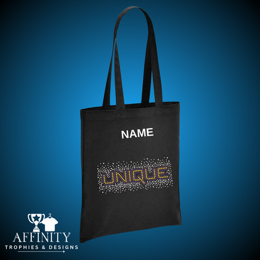 Unique Cheer & Dance Rhinestone Tote Bag