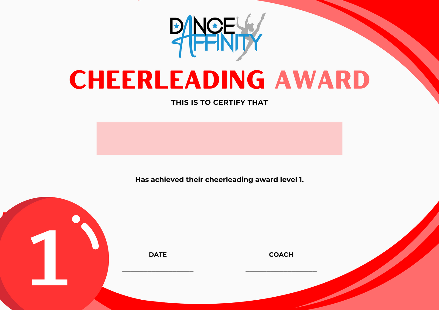 Cheerleading Award 1