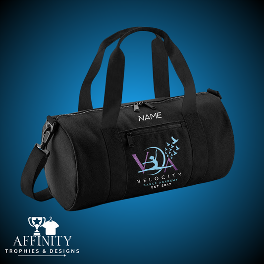 Velocity Dance Academy Mini Barrel Bag