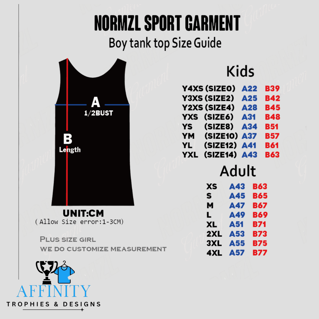 PA Sublimation Vest Top (Boys)