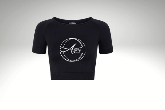 Aspire Dance Cap Sleeved Crop Top