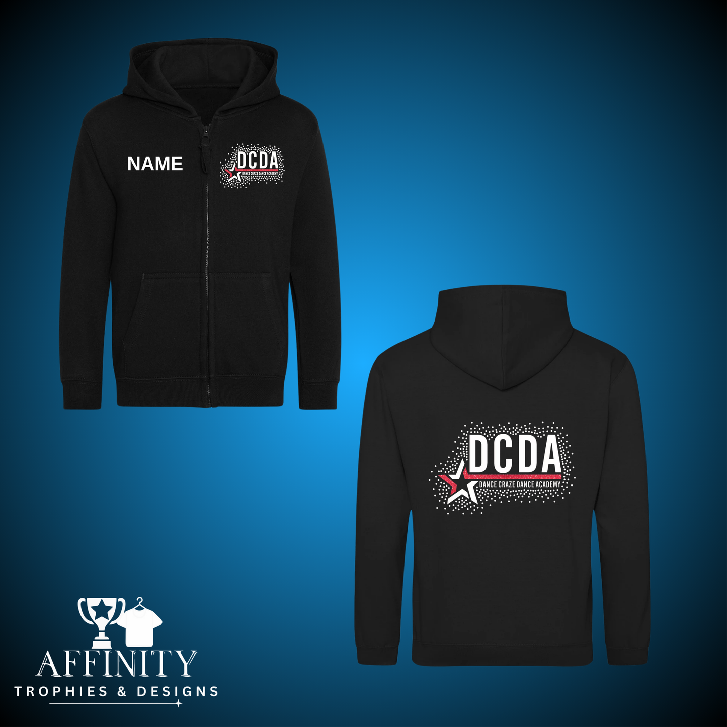 DCDA Zip Up Hoodie