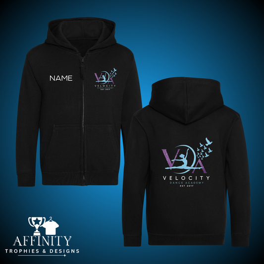 Velocity Dance Academy Zip Up Hoodie