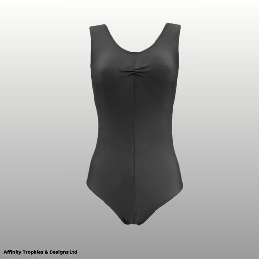 Black 'Pinched' Leotard