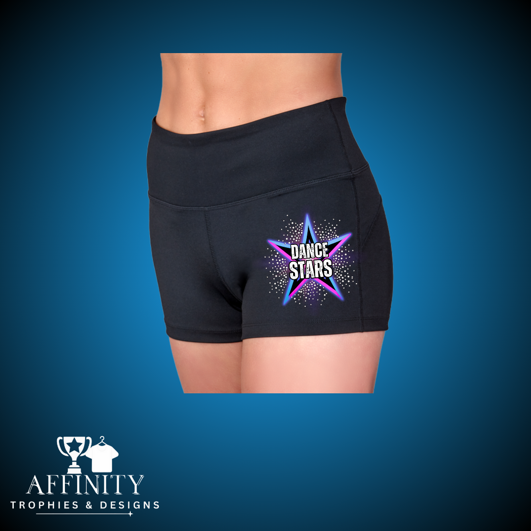 Dance Stars High Waisted Shorts