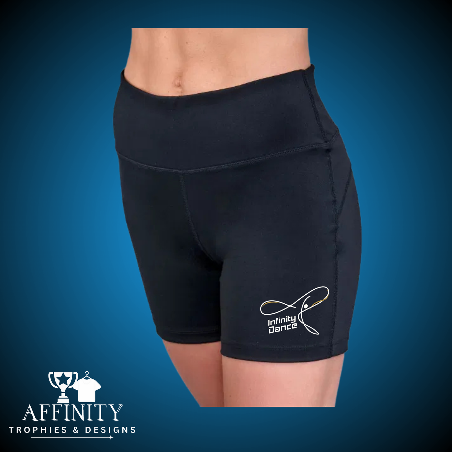 Infinity Dance High Waisted Cycle Shorts