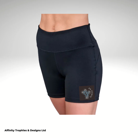 En Pointe Academy of Dance High Waisted Cycle Shorts