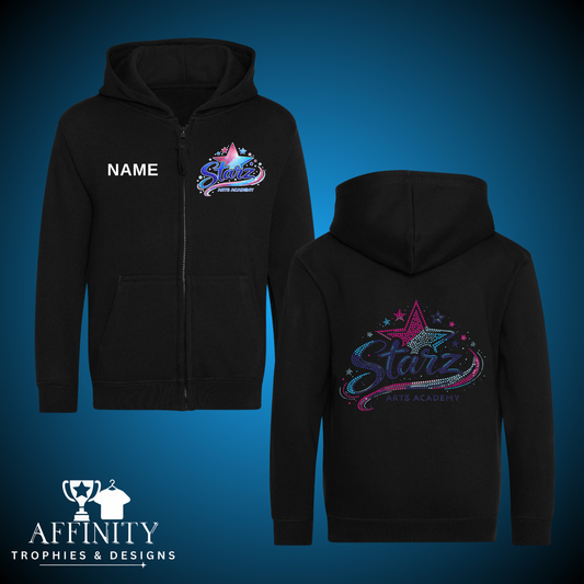 Starz Arts Academy Rhinestone Zip Up Hoodie
