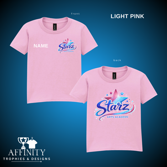 Starz Arts Academy T-Shirt - Light Pink
