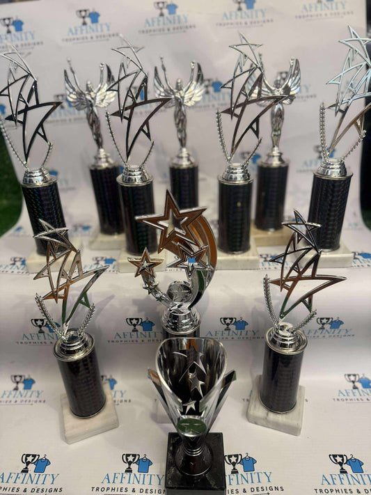 11x Black/Silver Trophy Bundle