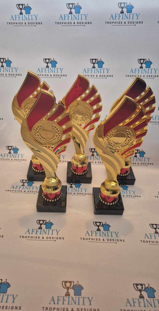 10x Red/Gold Trophies
