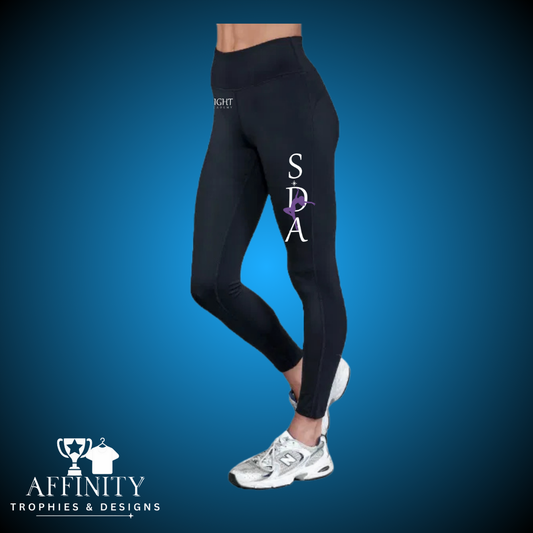 Spotlight Dance Academy Black Leggings