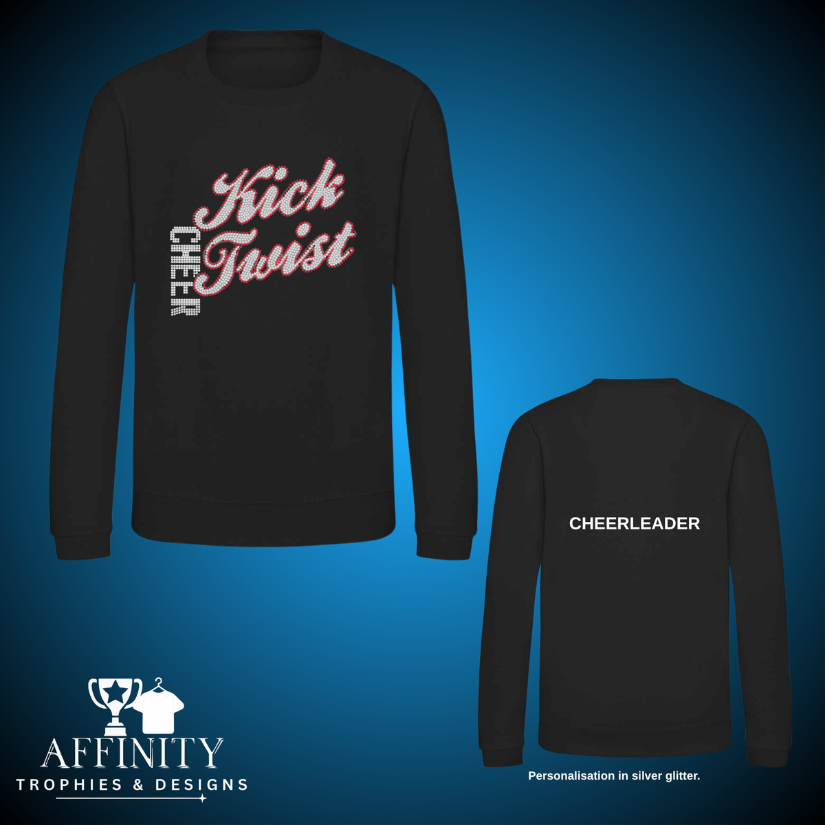 Kick Twist Rhinestone Jumper