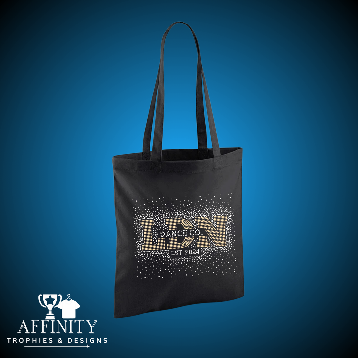 LDN Rhinestone Tote Bag