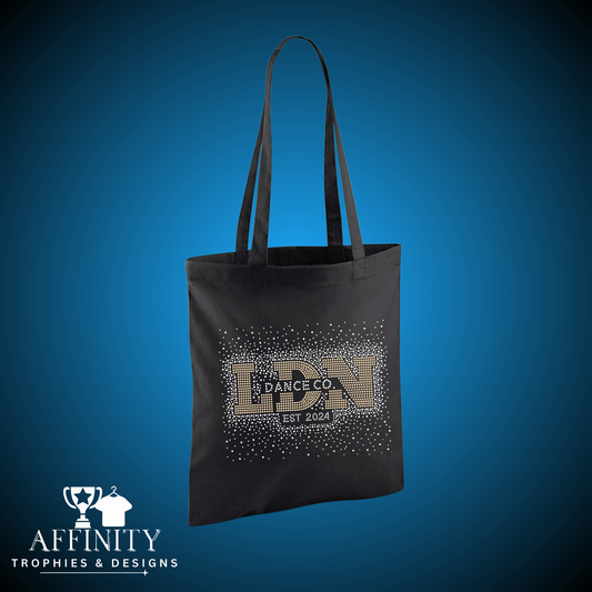 LDN Rhinestone Tote Bag