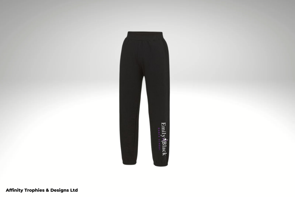 Emily Black Dance School Tracksuit Bottoms