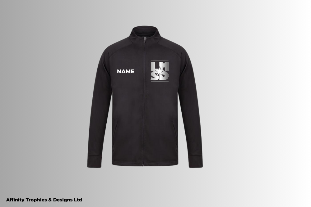 LMSD Black Zip Jacket - Boys Style