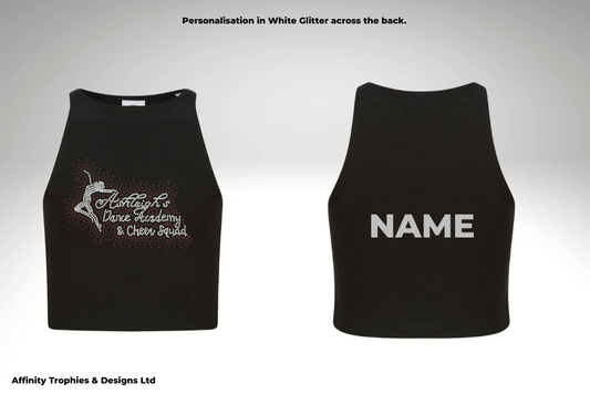 Ashleigh's Dance Academy Racer Back Crop Top