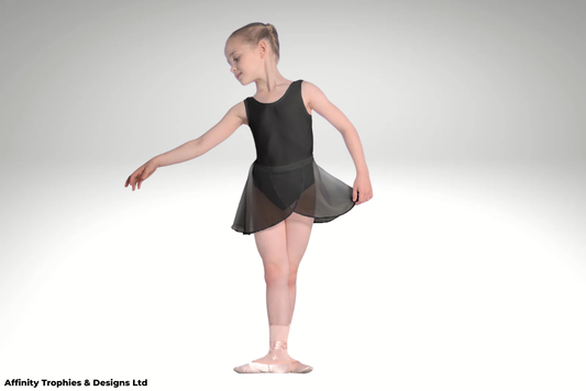 Emily Black Black Wrapped Ballet Skirt