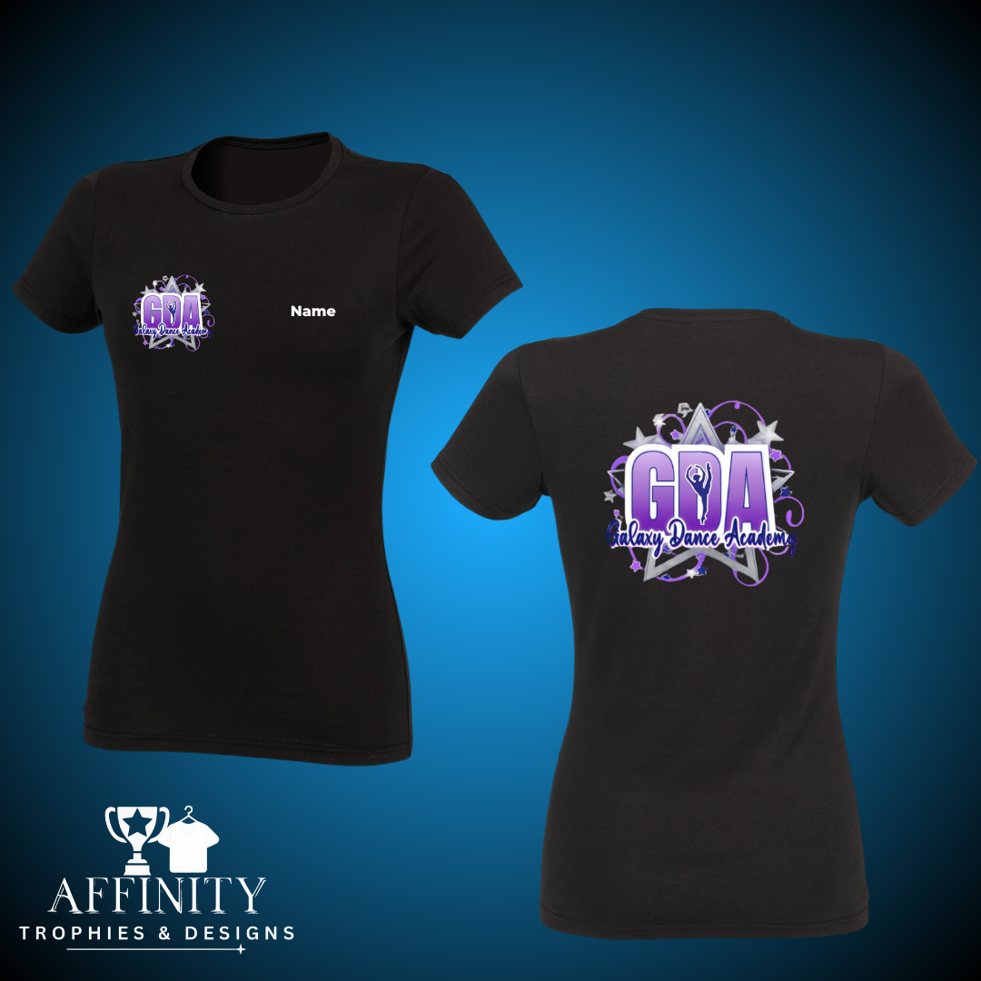 Galaxy Dance Academy Fitted T-Shirt