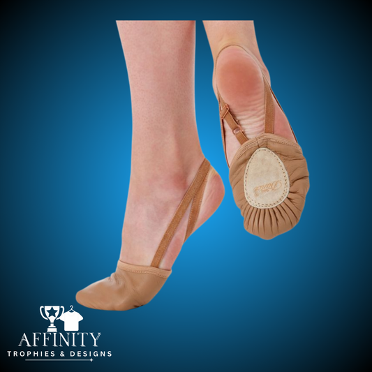 Simply Dance Leather Half Sole Shoe