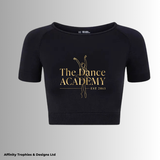 The Dance Academy Cap Sleeved Crop Top