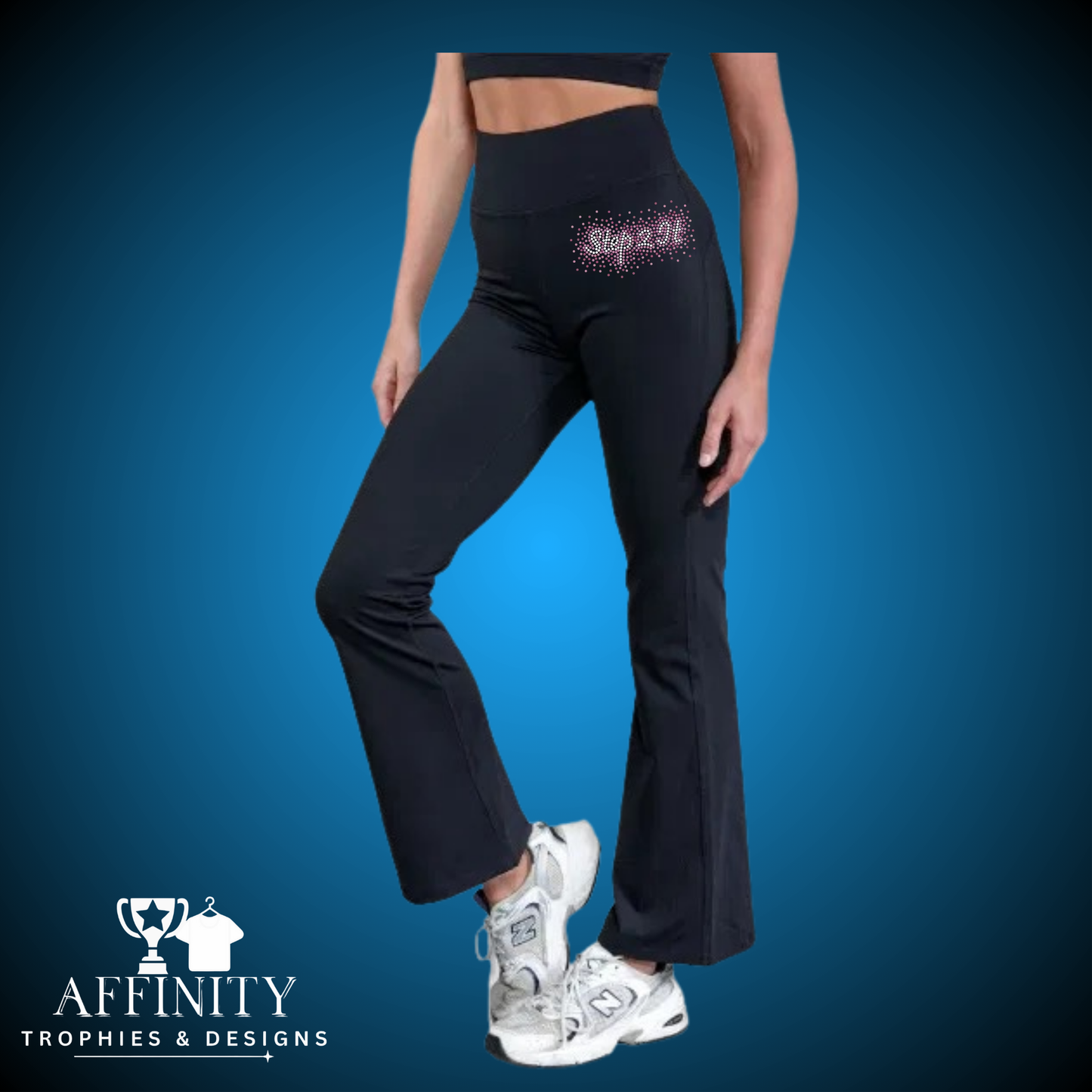 Step2 it Rhinestone High Waisted Flares