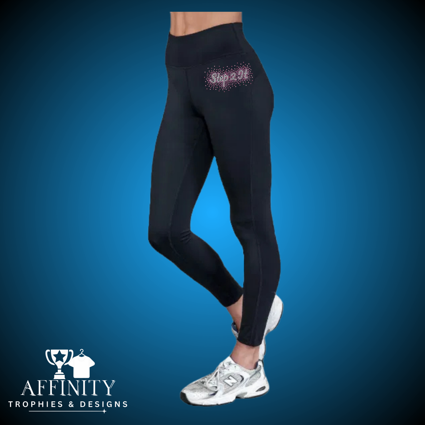 Step2 it rhinestone High Waisted Leggings