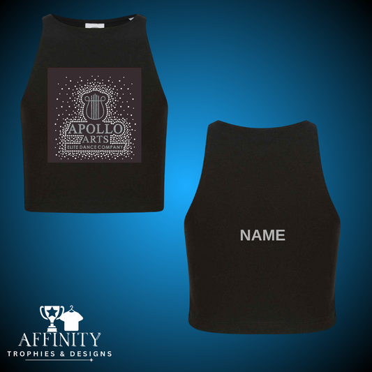 Apollo Arts Elite Dance Company Racer Back Crop Top