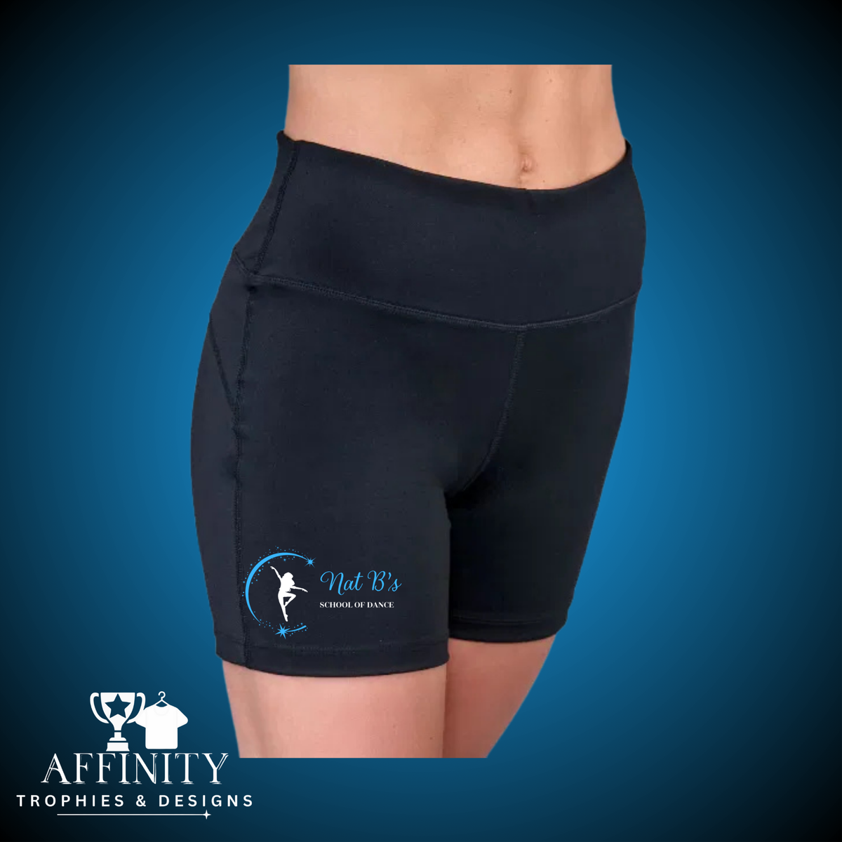 Nat B High Waisted Cycle Shorts