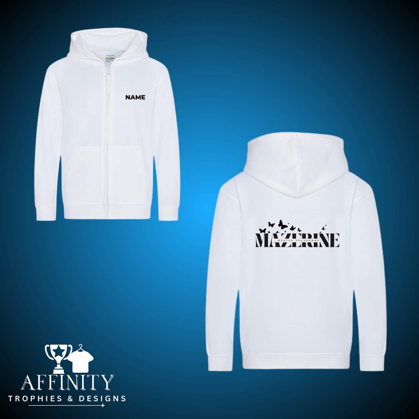Mazerine Zip Up Hoodie