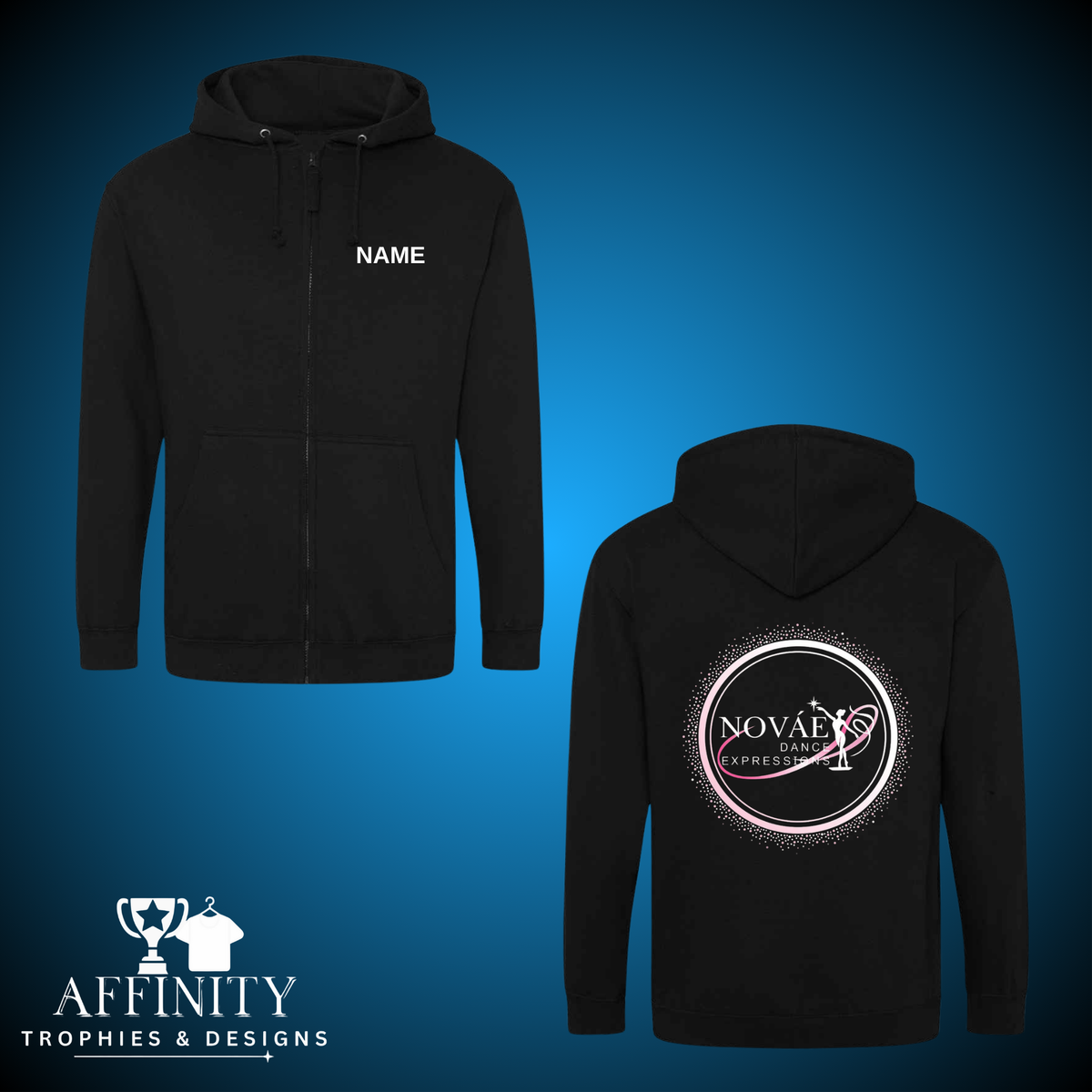Novae Rhinestone Pullover Hoodie