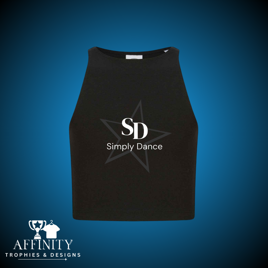 Simply Dance 2026 Racer Back Crop Top